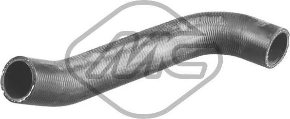 Патрубок радиатора (системы охлаждения) Metalcaucho нижний для Volkswagen Jetta II 1984-1992. Артикул 07367