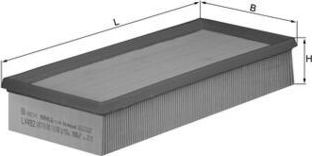 Воздушный фильтр Mahle для Volvo 480 1986-1996. Артикул LX 492