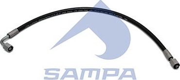 Шланг (трубка) подъема кабины Sampa для MAN TGA 2000-2026. Артикул 023.201