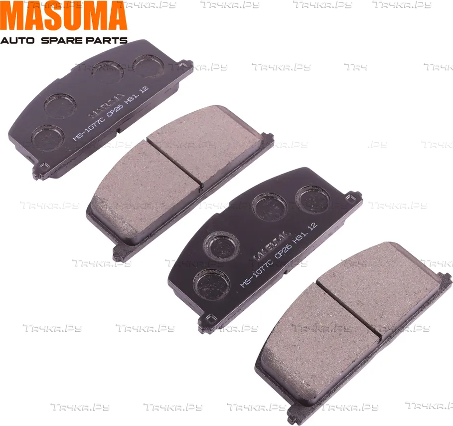 Тормозные колодки Masuma передние для Toyota Sprinter Carib III 1995-2001. Артикул MS-1077