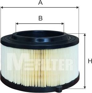 Воздушный фильтр MFilter. Артикул A 8096