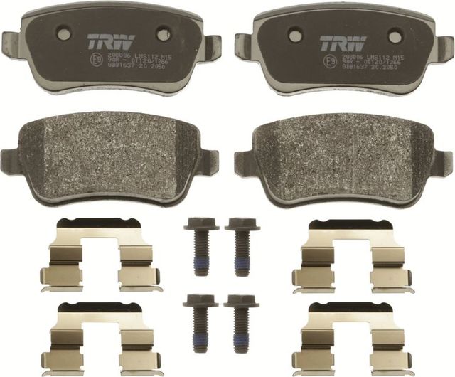 Тормозные колодки TRW COTEC задние для Fiat Croma II 2005-2011. Артикул GDB1637