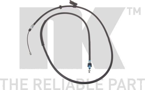 Трос ручника (тросик ручного тормоза) NK. Артикул 9025158