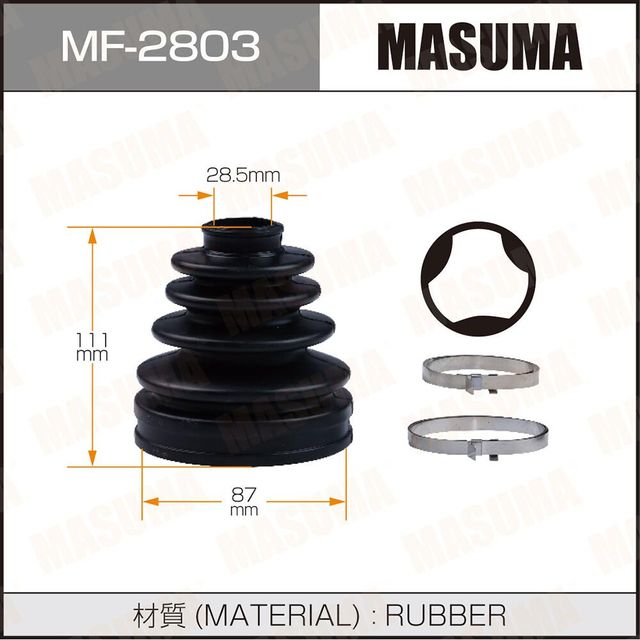 Пыльник ШРУСа внутренний Masuma передний для Toyota 4Runner III 1995-2002. Артикул MF-2803