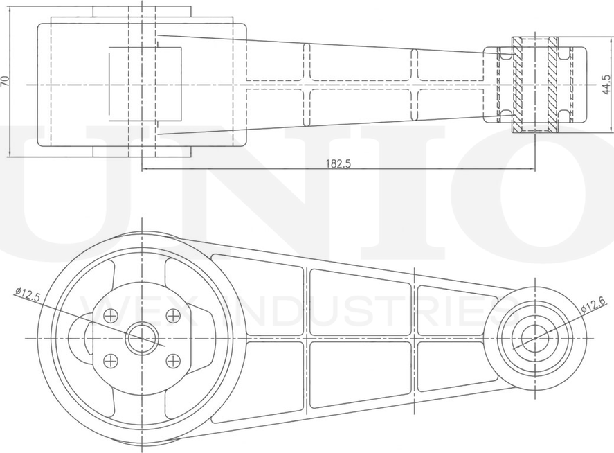 Опора двигателя (Unio). Артикул RMP-15116