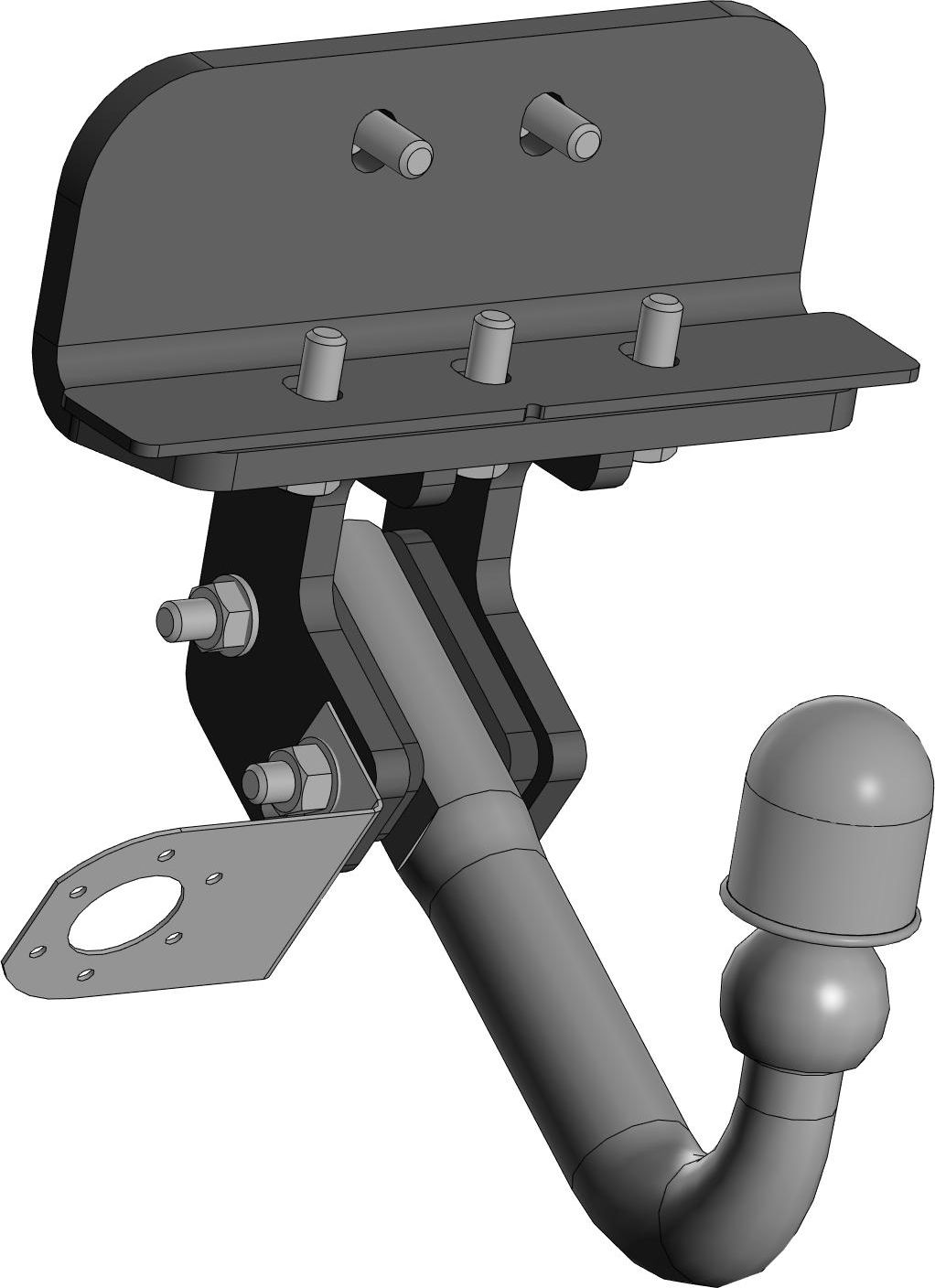 Фаркоп Oris (ранее Bosal) для Toyota Land Cruiser 300 2021-2026. Артикул 3004-A