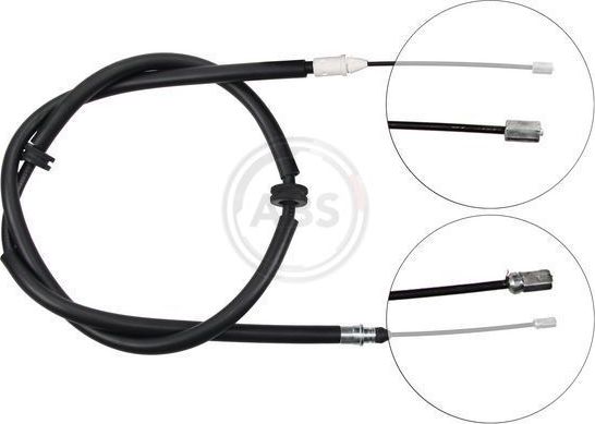 Трос ручника (тросик ручного тормоза) ABS задний правый/левый для Renault Kangoo I 2001-2009. Артикул K13706