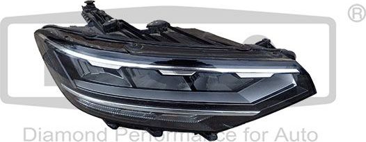 Фара передняя основная DPA правая для Volkswagen Passat B8 2014-2026. Артикул 89411792702