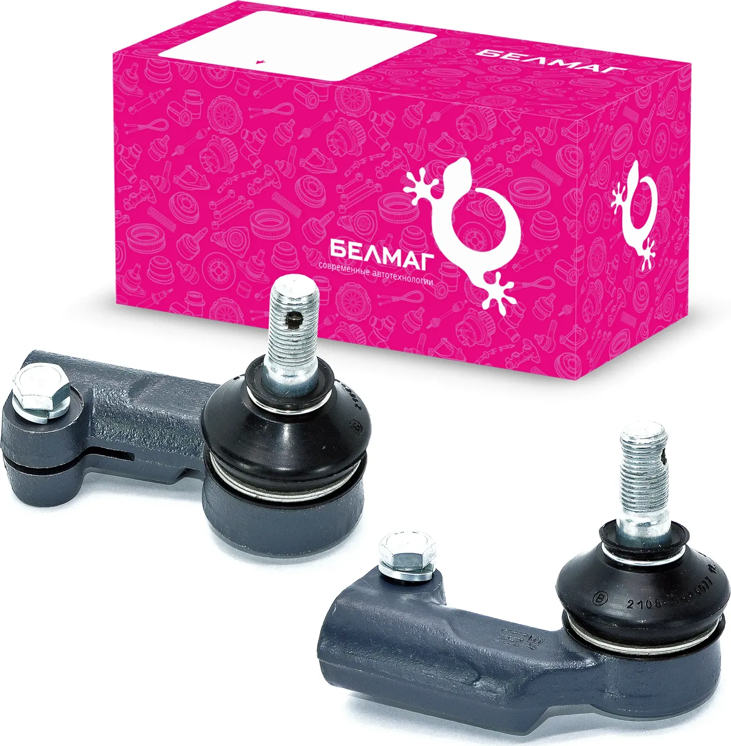 Наконечники рулевые 2110 (2шт) левый/правый 21100-3414056/3414057 (Belmag). Артикул BM0776