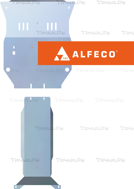 Защита алюминиевая Alfeco для картера и КПП Chevrolet Camaro V 2009-2015. Артикул ALF.03.22 AL4