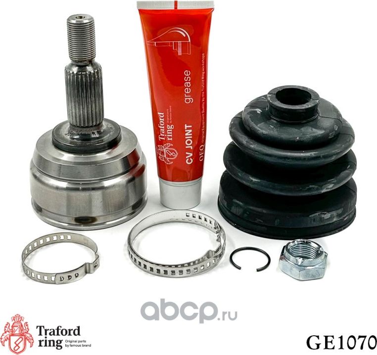 ШРУС наружный передний, Renault Duster 10- 1.6i 6MT 4WD (Traford Ring). Артикул GE1070