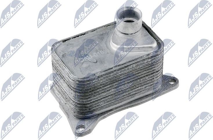 Радиатор масляный (маслоохладитель) для двигателя NTY (алюминий). Артикул CCL-AU-015