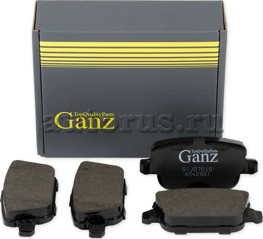 Колодки торм.зад. (Ganz). Артикул GIJ07010