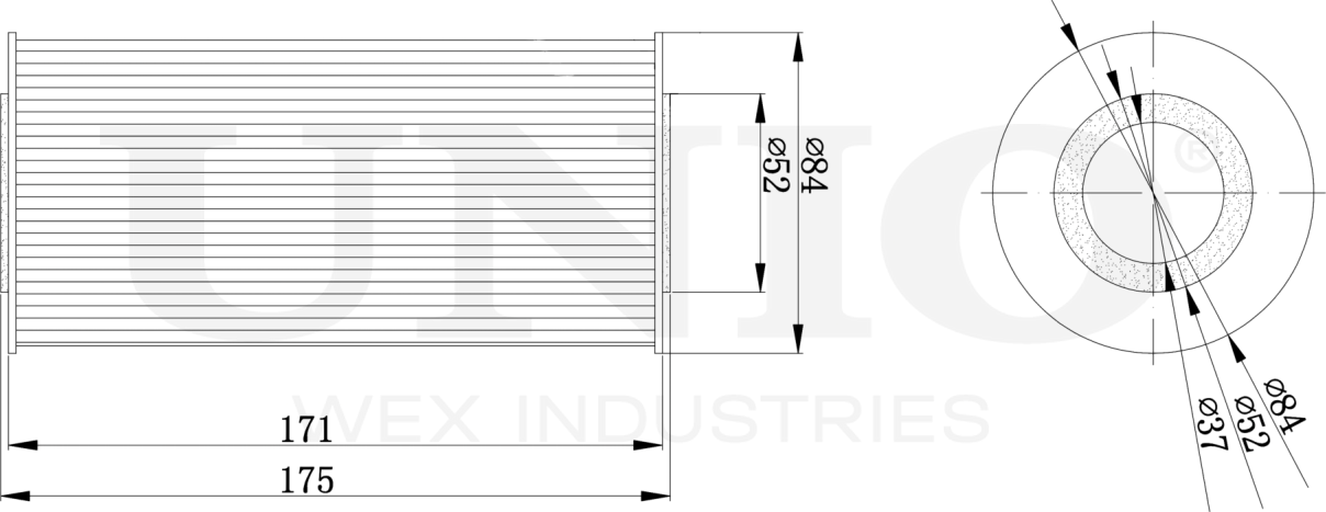 Фильтр масляный (Unio). Артикул FLT-20098