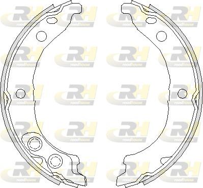Тормозные колодки (стояночная тормозная система) RoadHouse. Артикул 4728.00