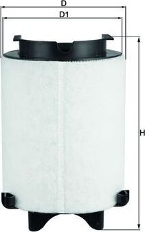 Воздушный фильтр Mahle. Артикул LX 1566/1