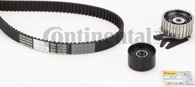 Ремень ГРМ с роликами (комплект) ContiTech для Volkswagen Golf Sportsvan I 2014-2026. Артикул CT1168K3