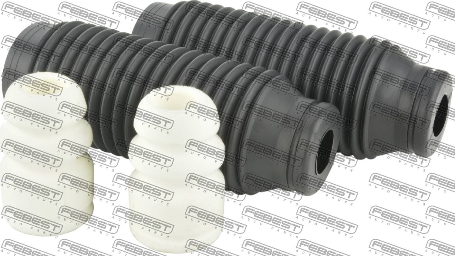Комплект отбойников и пыльников амортизаторов (стоек) Febest. Артикул HYSHB-SBF-KIT