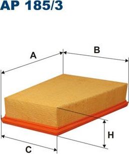 Воздушный фильтр Filtron. Артикул AP 185/3