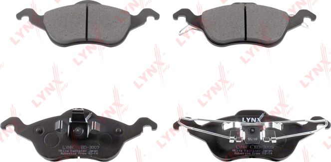 Тормозные колодки LYNXauto. Артикул BD-3009