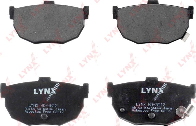 Тормозные колодки LYNXauto. Артикул BD-3612