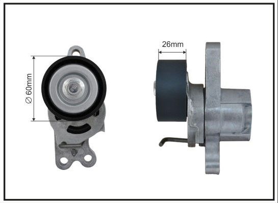 Натяжной ролик (натяжитель) приводного ремня Caffaro. Артикул 100394SP