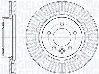 Тормозной диск Magneti Marelli. Артикул 361302040424