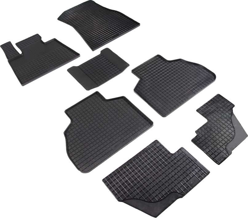 Комплект ковриков Seintex с узором сетка для салона BMW X7 G07 2019-2026. Артикул 93123