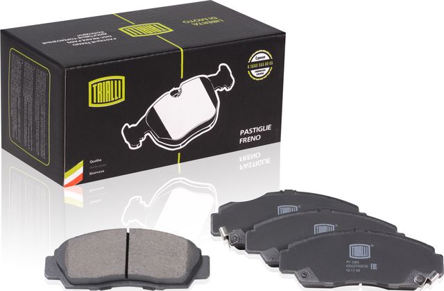 Тормозные колодки Trialli передние для BYD F6 2008-2014. Артикул PF 2301
