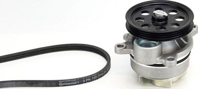 Комплект поликлинового ремня ContiTech. Артикул 3PK725 ELAST WP1