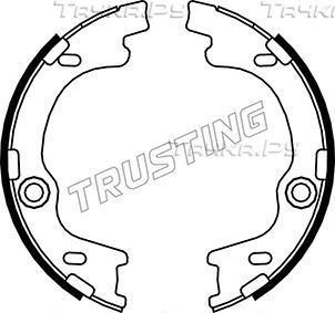 Тормозные колодки (стояночная тормозная система) Trusting задние для Hyundai i30 III 2013-2017. Артикул 046.221