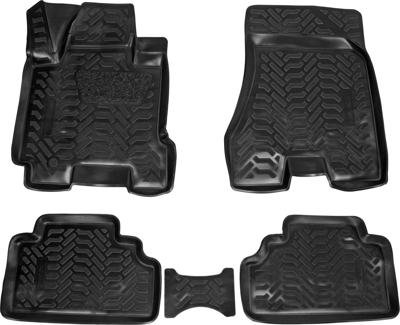 Коврики Airline 3D с высоким бортиком для салона Hyundai Tucson I 2004-2010. Артикул ACM-PS-85