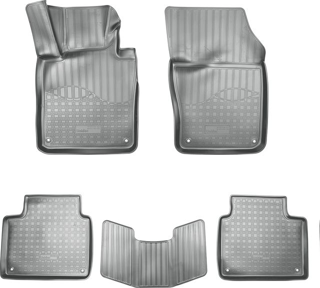 Коврики 3D Норпласт для салона Volvo V90 II 2016-2026 СЕРЫЕ. Артикул NPA11-C96-520-G