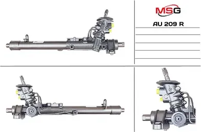 Рулевая рейка c ГУР восстановленная AUDI TT / Roadster 1998-2006, Skoda Octavia (MSG). Артикул AU209R
