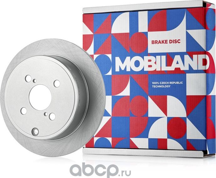 Диск тормозной задний невентилируемый D257,9мм TOYOTA COROLLA (_E12_) (Mobiland). Артикул 416209080