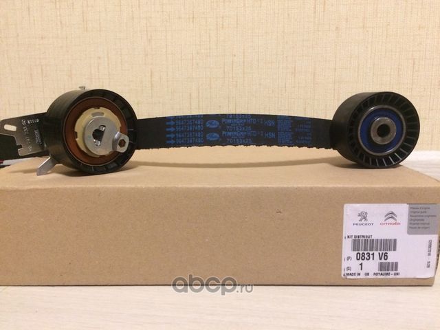 Ремень ГРМ с роликами (комплект) PSA. Артикул 0831V6