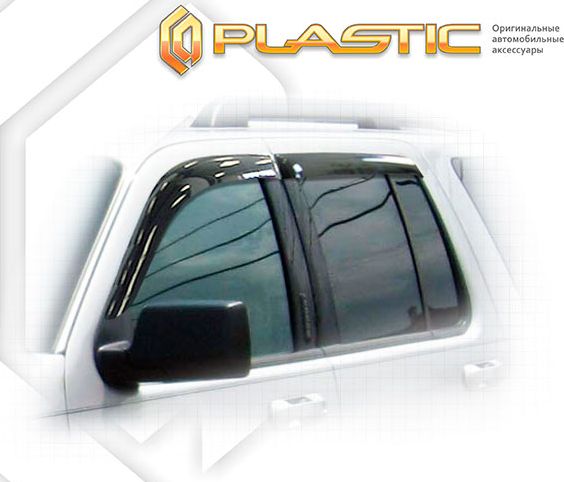 Дефлекторы СА Пластик для окон (Classic полупрозрачный) Ford Explorer IV 2006-2010. Артикул 2010030303468