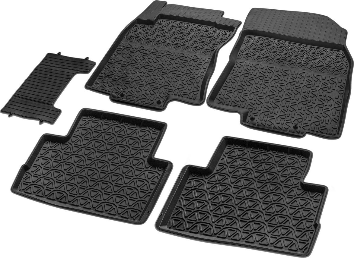 Коврики Rival для салона литьевые Nissan Qashqai II Россия 2015-2019 2019-2026. Артикул 64105001