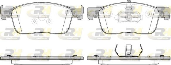 Тормозные колодки RoadHouse передние для Citroen SpaceTourer I 2016-2026. Артикул 21719.00