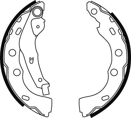 Тормозные колодки TRW для Subaru Justy II 1995-2003. Артикул GS8727