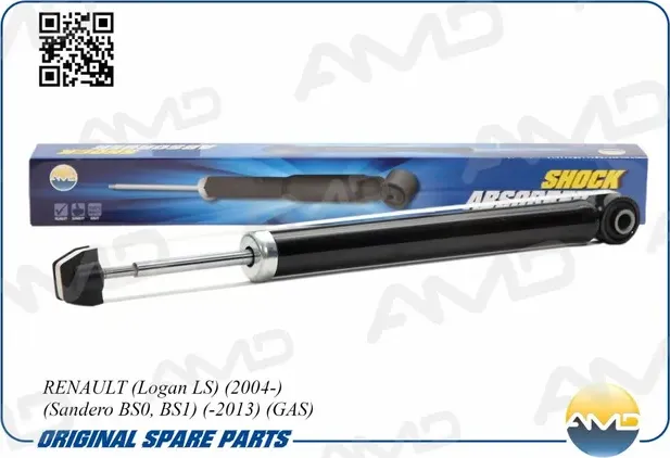 Амортизатор задний газовый Logan 2004-/Sandero 2008-/ Largus 2012 (AMD). Артикул AMDRENSA22