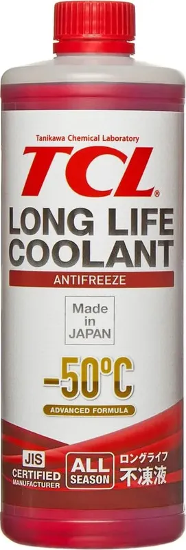 Антифриз TCL LLC -50C красный, 1 л TCL. Артикул LLC33145