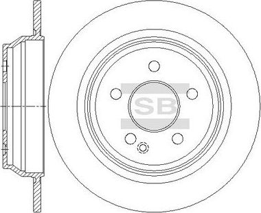 Тормозной диск Sangsin Hi-Q. Артикул SD5440