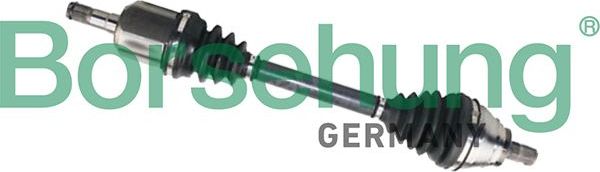 Полуось (привод в сборе, приводной вал) Borsehung. Артикул B18755