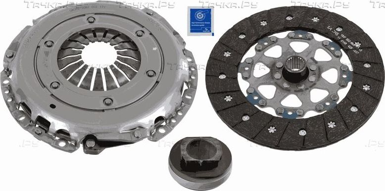 Сцепление (комплект) SACHS XTend для Peugeot 807 I 2006-2014. Артикул 3000 970 123