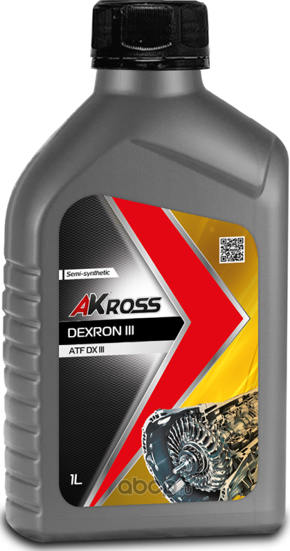 Трансмиссионное масло AKross ATF Dexron III  1 л Akross. Артикул aks0001atf