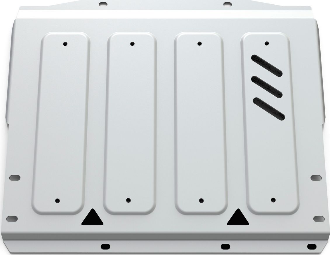 Защита алюминиевая Rival для КПП Mitsubishi Pajero IV 2006-2014 2014-2026. Артикул 333.4044.1