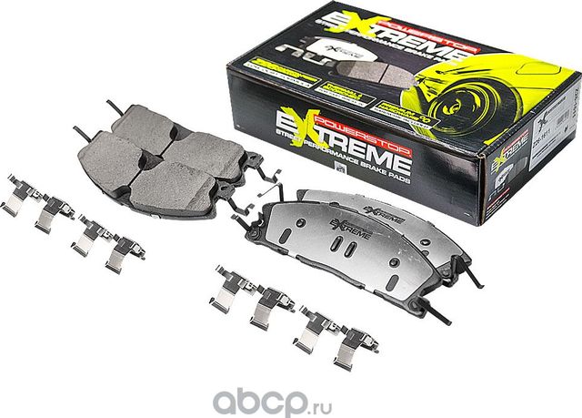 Передние керамические колодки Extreme Street Performance Z26 PowerStop 26-1611. Артикул 261611