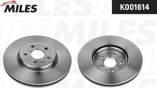Тормозной диск Miles передний для Chevrolet Tracker III (Trax) 2012-2026. Артикул K001614