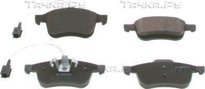 Тормозные колодки Bosch (Low-Metallic) передние для Opel Combo D 2013-2019. Артикул 0 986 494 453